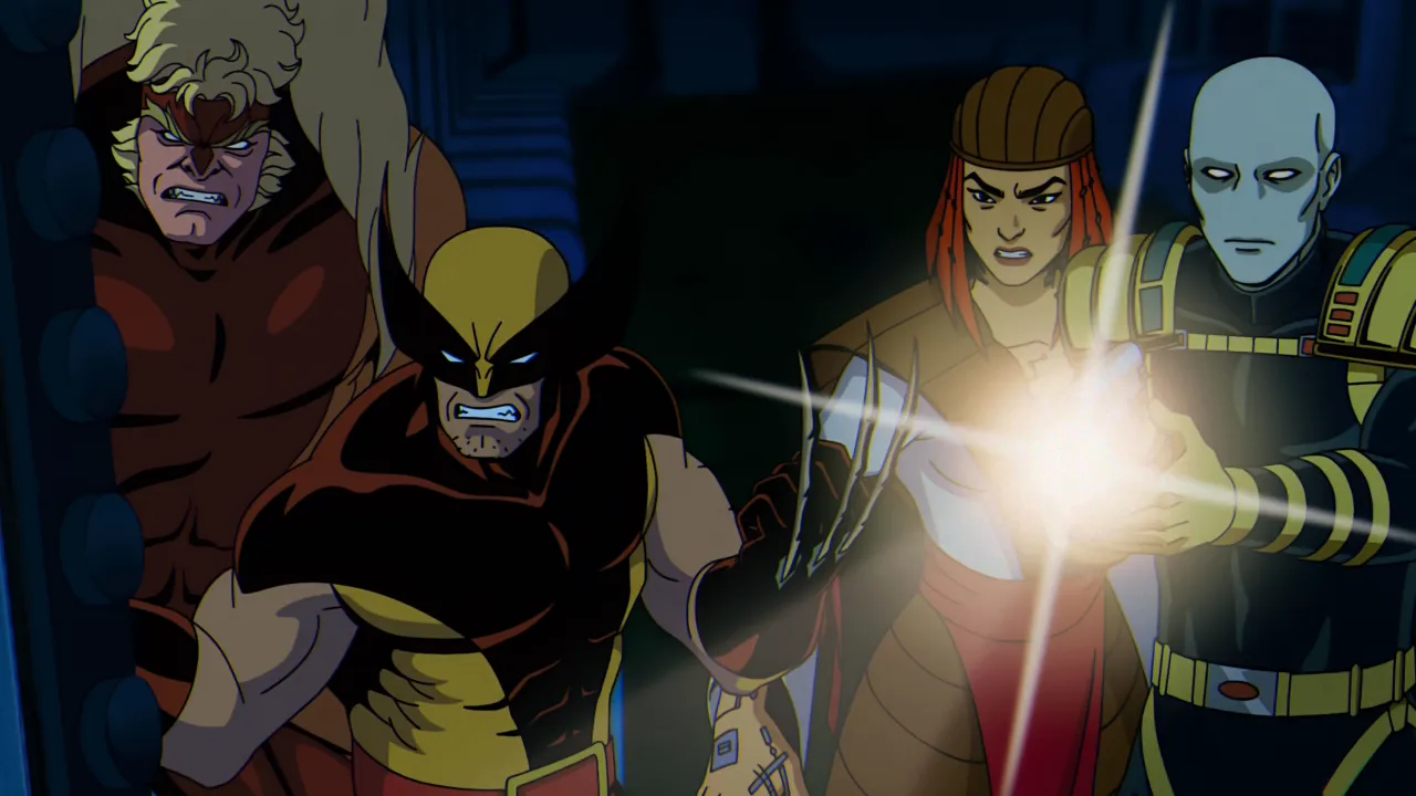 Episode still: Weapon X, Lies, and DVDs